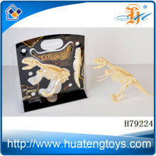 Shanou por atacado de boa qualidade plástico rei dinossauro esqueleto modelos à venda